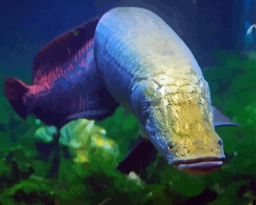 Giant Arapaima Fish Diamond Painting