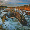 Great Falls Montana Landscape Diamond Painting