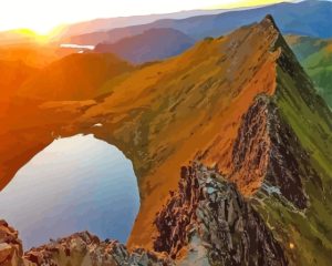 Helvellyn Sunset Time Diamond Painting