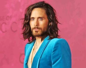 Jared Leto In Blue Suit Diamond Painting