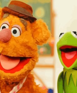 Kermit And Fozzie Diamond Painting