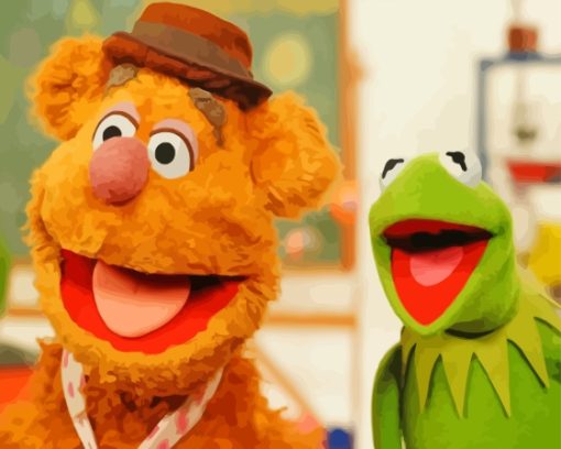 Kermit And Fozzie Diamond Painting