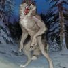 Night Wolf Monster Diamond Painting