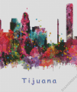 Tijuana Colorful Poster Diamond Painting