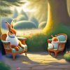 Cute Bunnies Diamond Painting