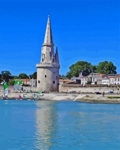 Lantern Tower La Rochelle Diamond Painting