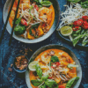 Thai Fish And Prawn Laksa Diamond Painting