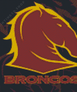 Brisbane Broncos Logo Diamond Paintings