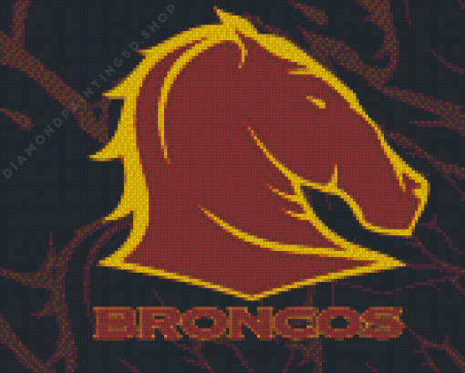 Brisbane Broncos Logo Diamond Paintings