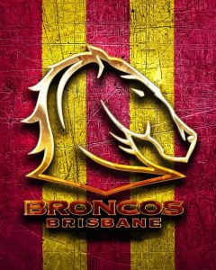 Aesthetic Brisbane Broncos Logo Diamond Paintings