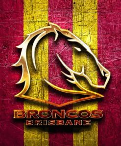 Aesthetic Brisbane Broncos Logo Diamond Paintings