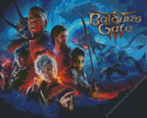 Baldurs Gate Poster Diamond Paintings