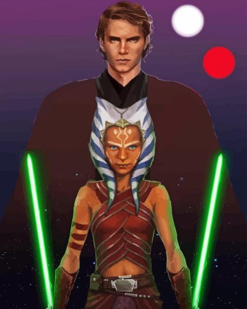 Anakin Ahsoka Diamond Painting