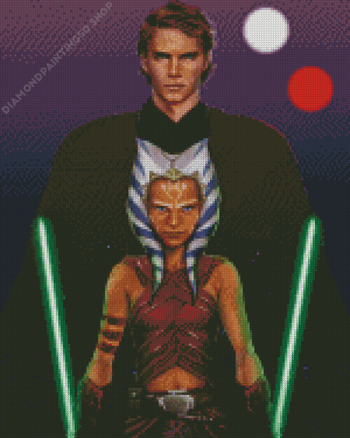 Anakin Ahsoka Diamond Painting