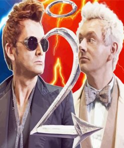 Aziraphale And Crowley Diamond Painting