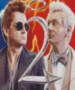 Aziraphale And Crowley Diamond Painting