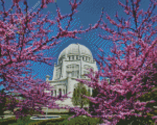 Bahai House Of Worship Diamond Painting