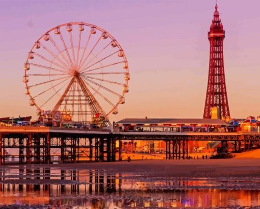 The Blackpool Tower Diamond Painting