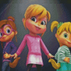 Chipettes Diamond Painting