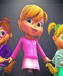 Chipettes Diamond Painting