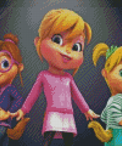 Chipettes Diamond Painting