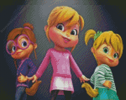 Chipettes Diamond Painting