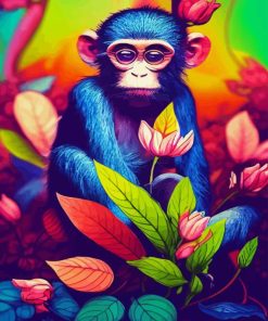 Colorful Monkey Diamond Painting
