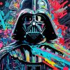 Colorful Darth Vader Diamond Painting