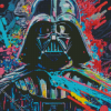 Colorful Darth Vader Diamond Painting