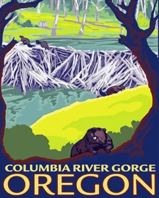 Columbia River Poster Diamond Painting