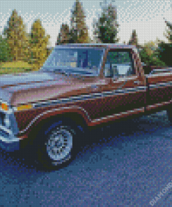 Copper Truck Diamond Painting