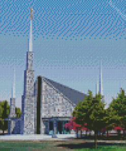 Dallas Temple Diamond Painting