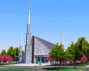 Dallas Temple Diamond Painting