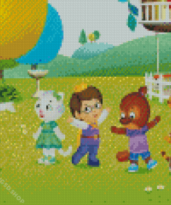 Daniel Tiger Diamond Painting