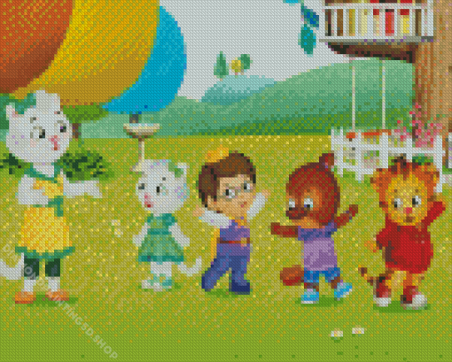 Daniel Tiger Diamond Painting