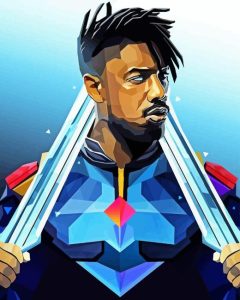 Erik Killmonger Diamond Painting