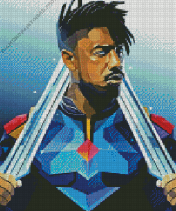 Erik Killmonger Diamond Painting