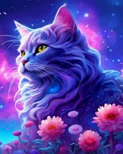 Galaxy Cat Diamond Painting