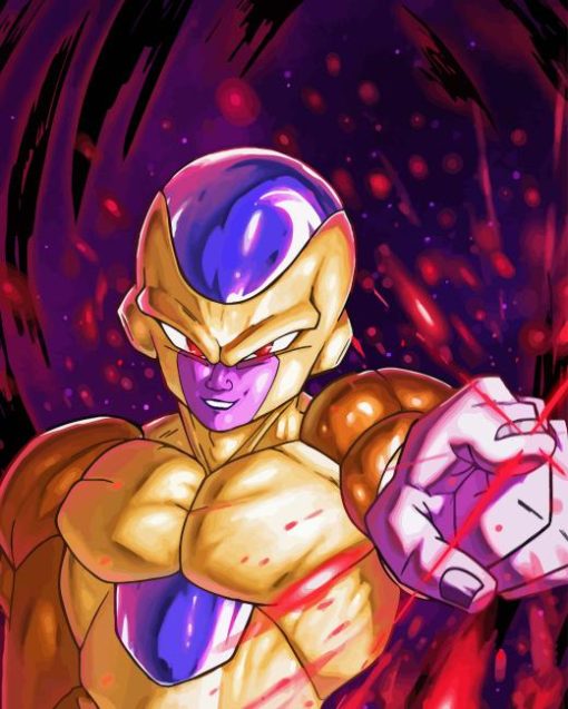 Golden Frieza Diamond Painting