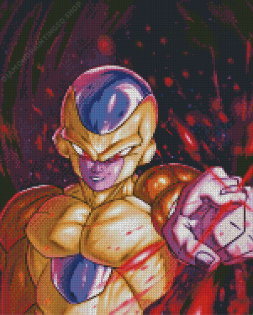 Golden Frieza Diamond Painting