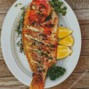 Grilled Snapper Diamond Painting