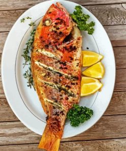 Grilled Snapper Diamond Painting