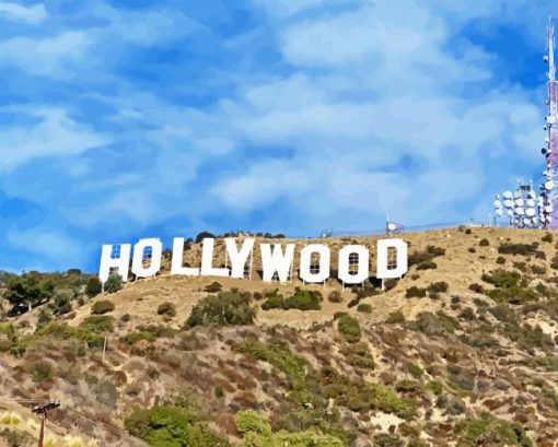 Hollywood Sign Diamond Painting