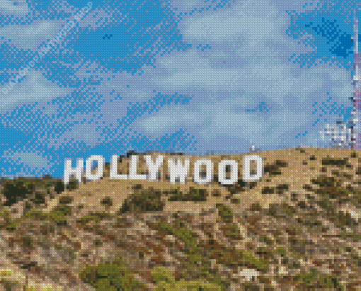 Hollywood Sign Diamond Painting