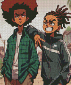 Huey And Riley Diamond Painting