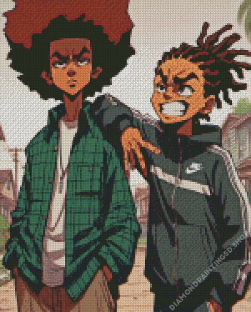 Huey And Riley Diamond Painting