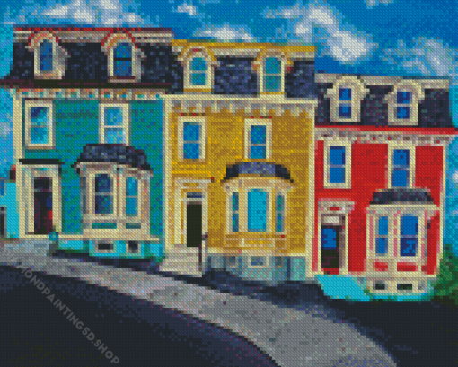 Jellybean Houses Diamond Painting