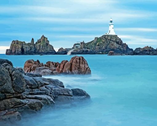 Corbiere Lighthouse Diamond Painting