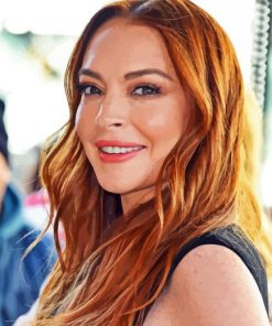 Lindsay Lohan Diamond Painting