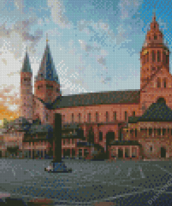 Mainz Cathedral Diamond Painting
